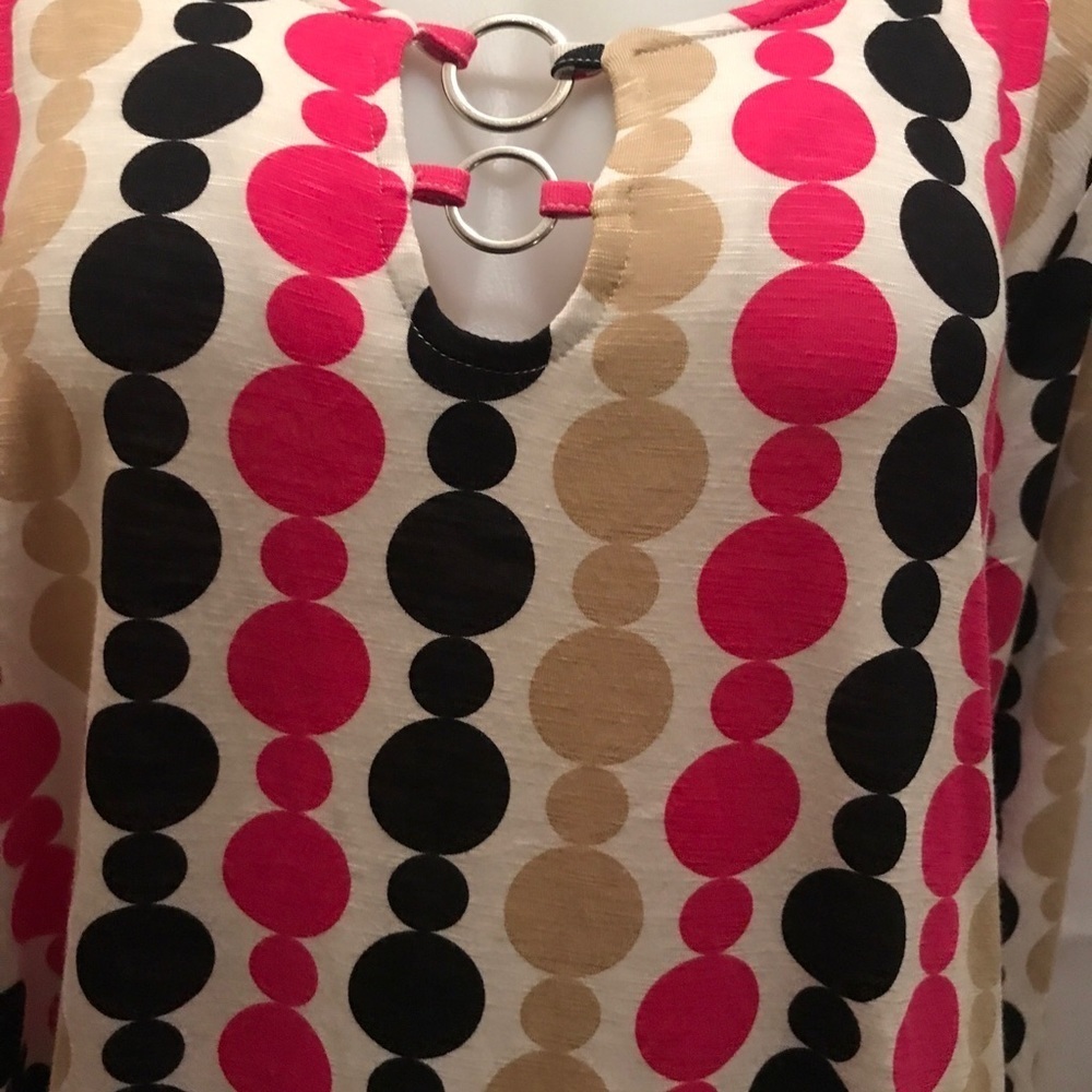 # 3x Ruby Rd circle print tunic - Picture 2 of 4